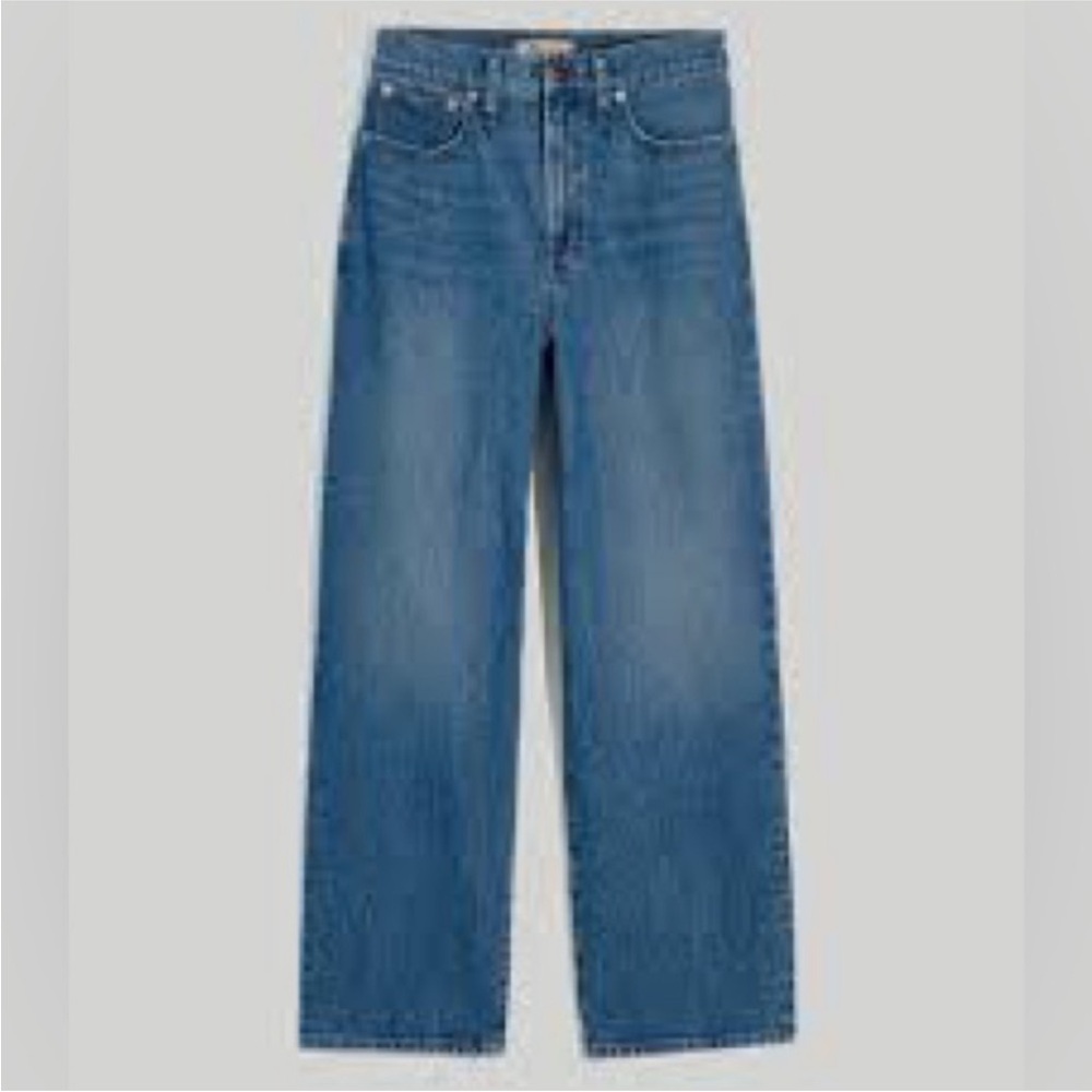 Madewell wide leg crop jeans